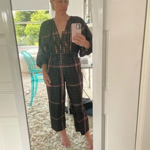 Apiece Apart Plaid Quinty Jumpsuit